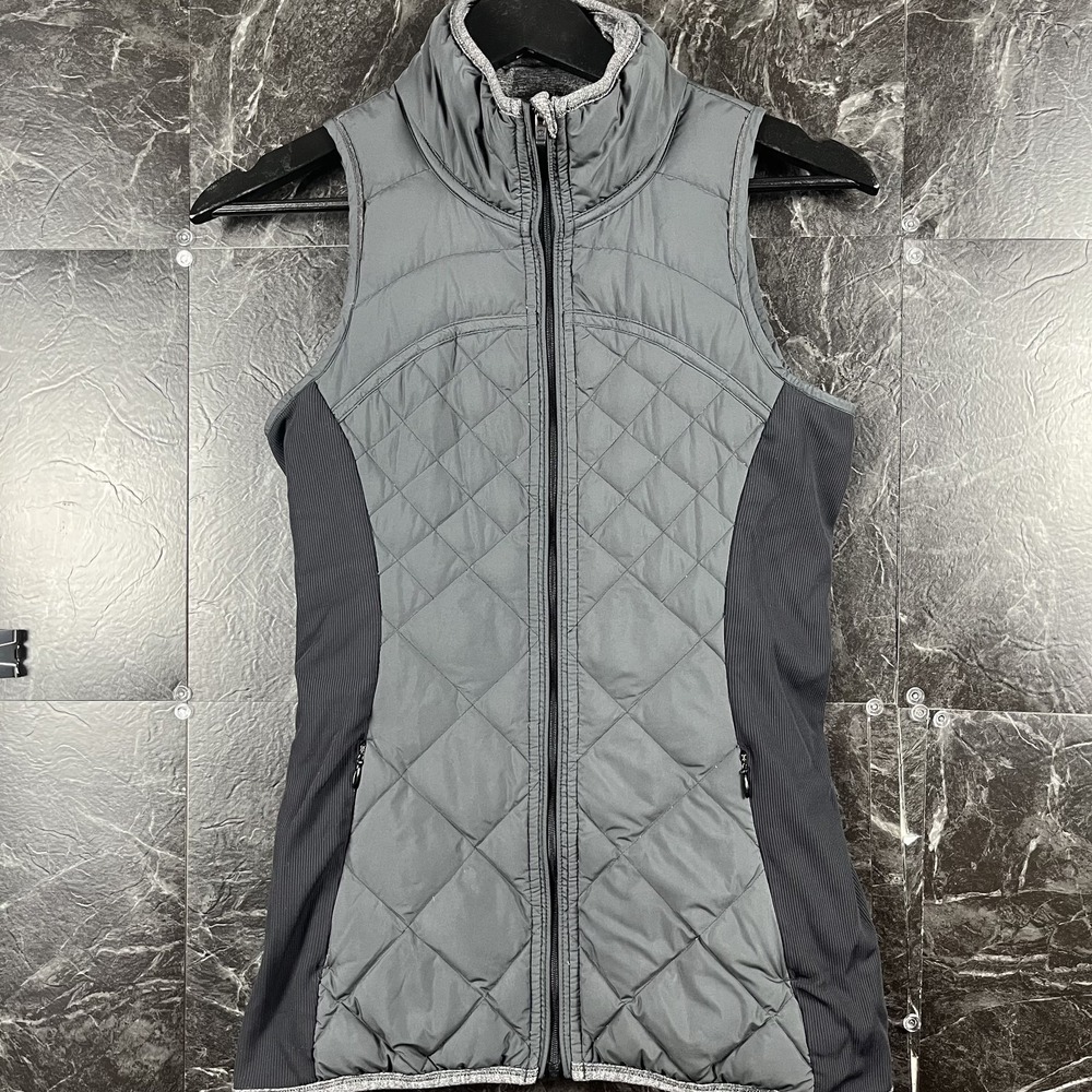 Lululemon Women's Grey Goose Puff Gilet Vest Fits XS